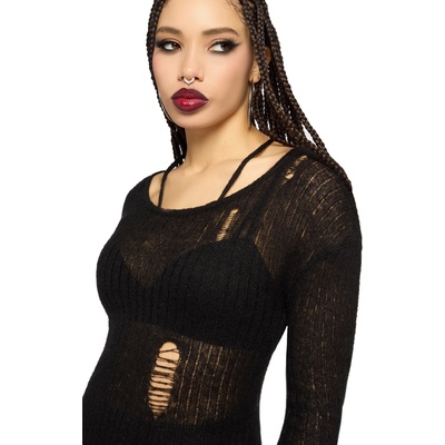 KILLSTAR дамски пуловер KILLSTAR - Haunting Echoes - Black - KSRA014390