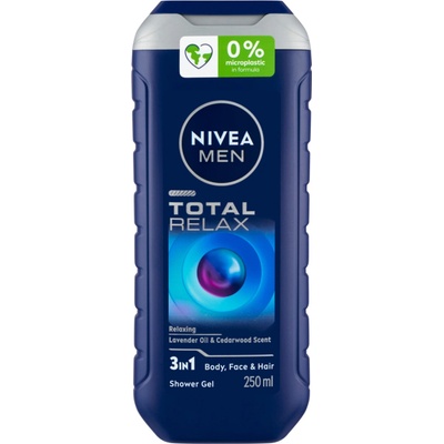 NIVEA Men Sprchový gel Total Relax 3v1 250 ml