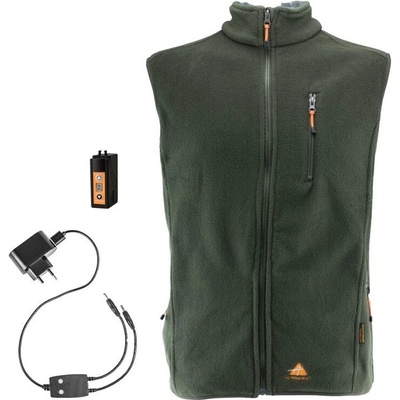 AlpenHeat Fleece vyhřívaná vesta zelená – Zboží Dáma