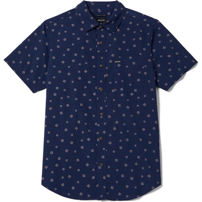Brixton Мъжка риза с копчета Brixton Charter Print S/S Woven Shirt - Midnight Blue Geo - размер XL (033-3011-0114)