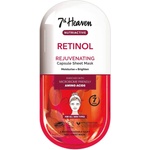 7th Heaven Лист маска за лице Nutriactive Retinol, 1 брой