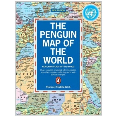 The Penguin Map of the World: Revised Edition - Middleditch Michael Folded