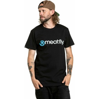 Meatfly мъжка тениска Joe Сиво/Черно | Черна | Размер S | 100% памук Meatfly | Cheren | МЪЖЕ | S