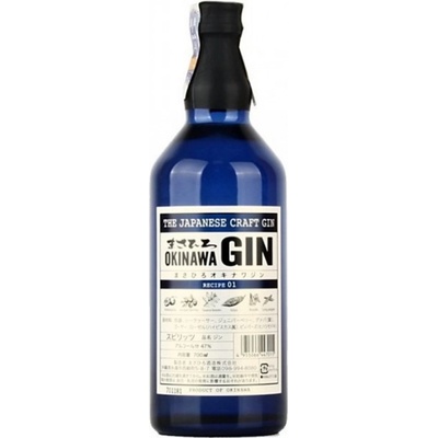 Okinawa gin 47% 0,7 l (holá láhev)