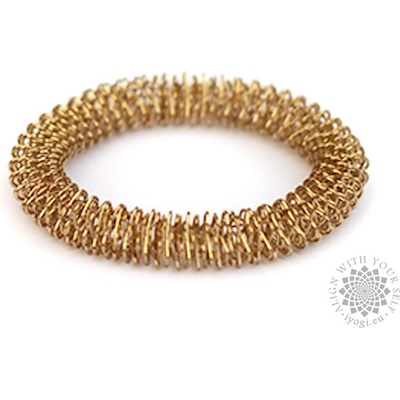 SU JOK Masážní akupresurní náramek zlatá