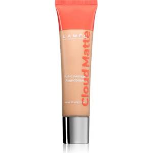 LAMEL Cloud Matte Full-Coverage Foundation изцяло покривен фон дьо тен за матиране цвят 06N Honey 30ml