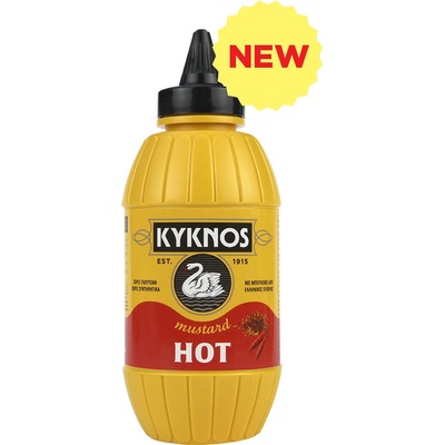 KYKNOS Řecká hořčice OSTRÁ 500 g – Zboží Dáma