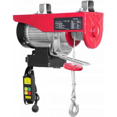 Elektrický naviják SucceBuy 800 kg 1450 W výška zdvihu 12 m
