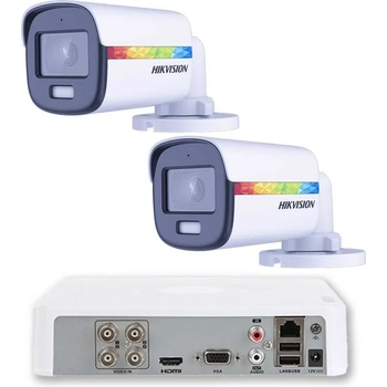 HIKVISION Комплект ZK21640E 2 Pro ColorVu Камери с Микрофон и Dual-Light 40m (ZK21640E)