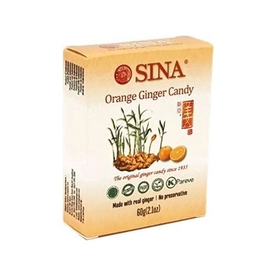 Sina zázvorové cukríky Pomeranč 56 g