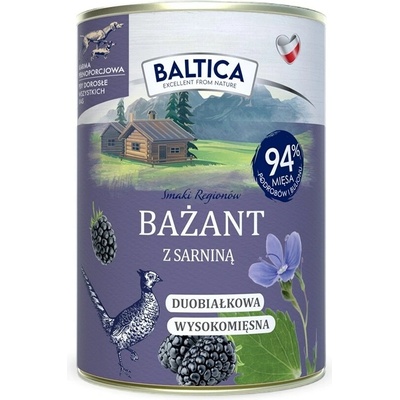 Baltica Smaki regionów Pheasant with venison 400 g