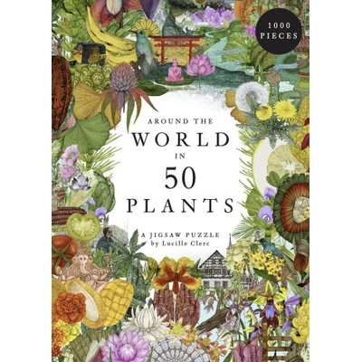 Jigsaw Around the World in 50 Plants A Drori Jonathan Other 1000 dílků