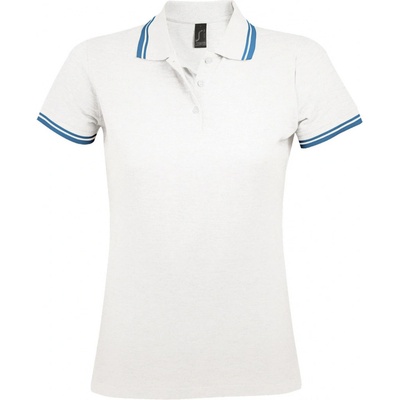 SOĽS Pasadena Women Damské polo tričko SL00578 White Aqua