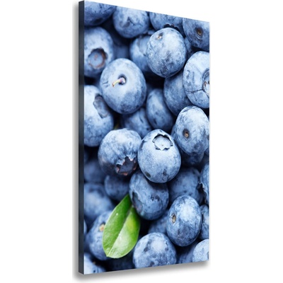 Vertikálny moderný fotoobraz canvas na ráme Jahody 50x100 cm