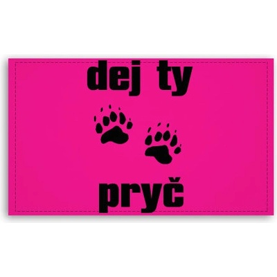 Fotoobraz 120x70 cm velký Dej ty pracky pryč