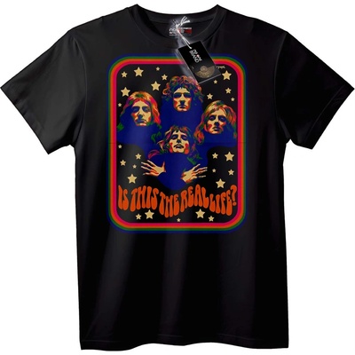 NOONEBRAND Тениска Истинска кралица - 7XL, Black
