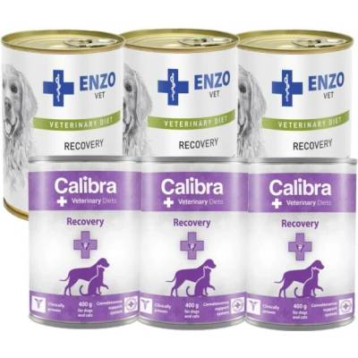 Calibra VD Recovery 3 x 400 g a Enzo Vet Recovery 3 x 400 g
