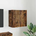 vidaXL TV стенен шкаф 59, 5 x 31 x 60 см Димян дъб Инженерна дървесина (892354)