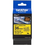 Brother TZeSL661 tape Black on Yellow 36mm (TZeSL661) - BestPC