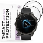 Techsuit Протектор за Garmin Fenix 8 / 8 Pro 47mm - Nano Flex (2 pack) - Techsuit - Черен (KF2363005)