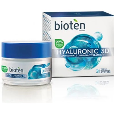 Bioten Cosmetics Hyaluronic 3D Нощен крем против бръчки 50мл