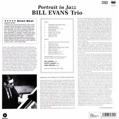 Portrait In Jazz Bill Evans Trio