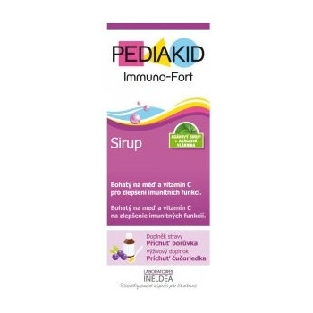 Pediakid Immuno Fort sirup čučoriedka 125 ml