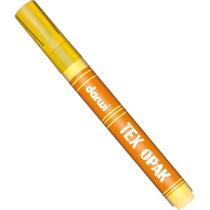 Darwi Tex Fabric Opak Marker Маркер за текстил Yellow Moyen 6 ml 1 бр (DA0160013700C)