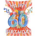 Santoro 3D картичка Santoro Swing - Happy 60 Birthday (SC238)