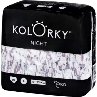 Kolorky NIGHT Unicorns L 8-13 kg 19 ks