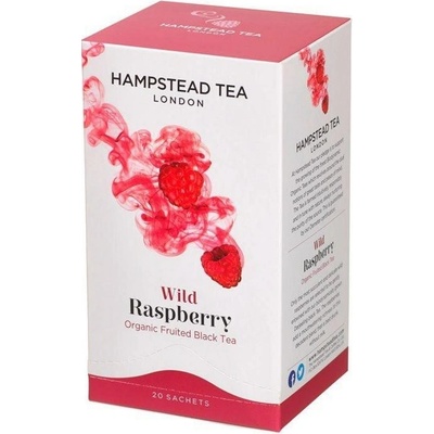 Hampstead Tea London zelený čaj s malinami BIO 20 ks