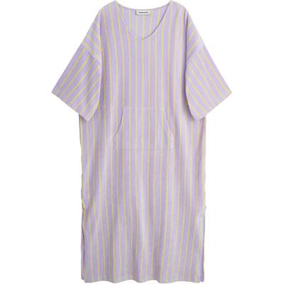 Bongusta Дамска рокля Bongusta Women's Naram Kaftan Dress Poncho - Lilac & Neon Yellow - размер S/M (134-1959-0411)