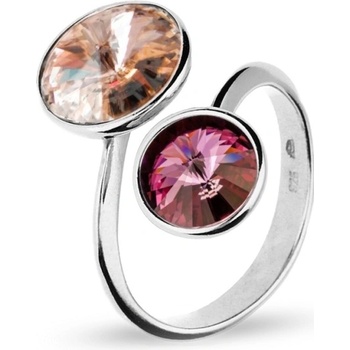 Spark prsten se Swarovski Elements Piruli 8822 Vintage Rose