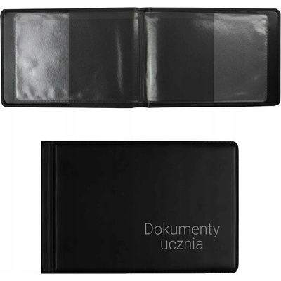 BIURFOL Obal na žiacke dokumenty malý čierny