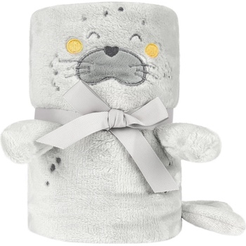 Kikkaboo Бебешко одеяло с 3D бродерия Seally Me (31103020169)