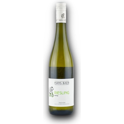 Hans Baer Riesling 2023 Trocken 11,5% 0,75 l (čistá fľaša)