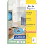 Zweckform Етикети за cd 6015, 2бр. на лист, 25 листа
