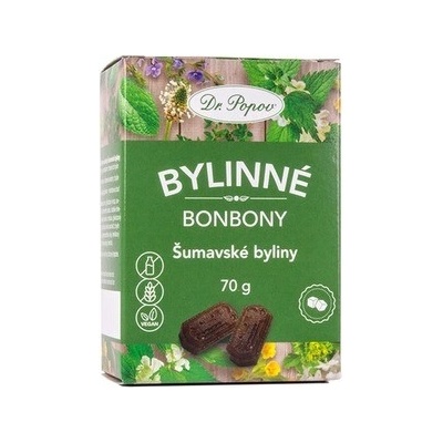Dr. Popov Bonbony Šumavské Byliny, 70 g