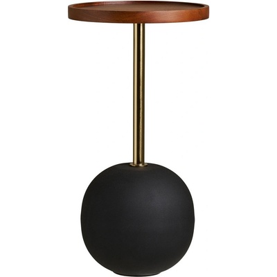 House Nordic Кръгла странична масичка с дъска от мангово дърво ø 30 cm Sirone - House Nordic (2151055)