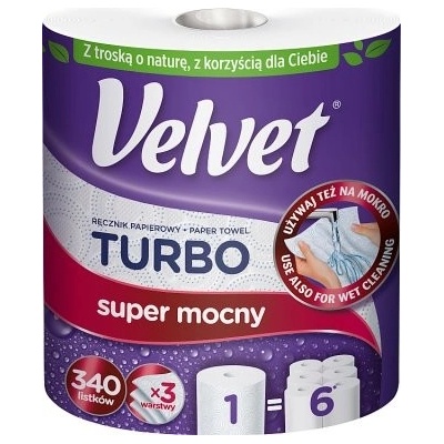 Velvet Turbo 3-vrstvové 1 ks