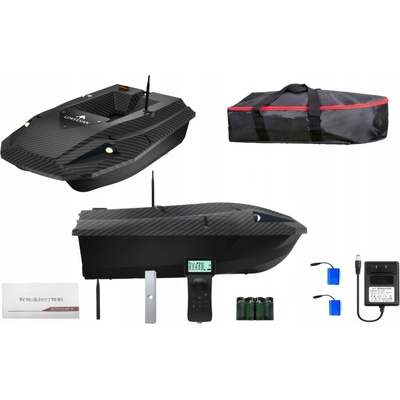 LOKEEVAN D50B GPS Fishing Bait Boat 2x 15600mAh Baterie Noční Světla 500m