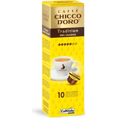 Chicco D'ORO Tradition 100% Arabika kapsule do Tchibo Cafissimo a Caffitaly 10 ks