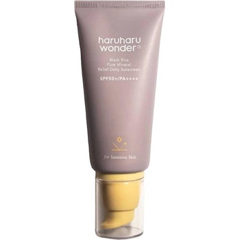 haruharu wonder Слънцезащитен крем Black Rice Pure Mineral Relief, SPF50+, 50 ml