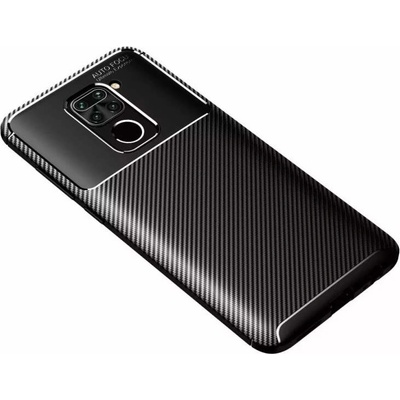 Coolcase Carbon Xiaomi Redmi Note 9 Černé