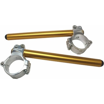 ACCOSSATO Pair of raised clip-on ACCOSSATO CP004 +10 mm 10 degrees inclination, gold
