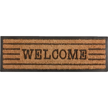 ESSCHERT DESIGN BEST FOR BOOTS s kokosovým vláknem a nápisem Welcome přírodní s černou 75 x 25 cm