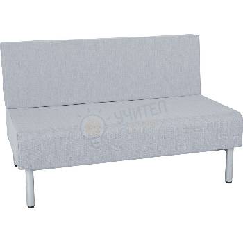 Полша Диван Inflam 2, двуместен - светло сив