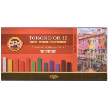 KOH-I-NOOR Toisor D'or Soft pastels sada suchých pastelov 12 ks