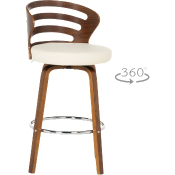 Carmen Бар стол Carmen 4041 - орех - крем