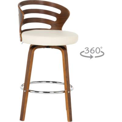 Carmen Бар стол Carmen 4041 - орех - крем